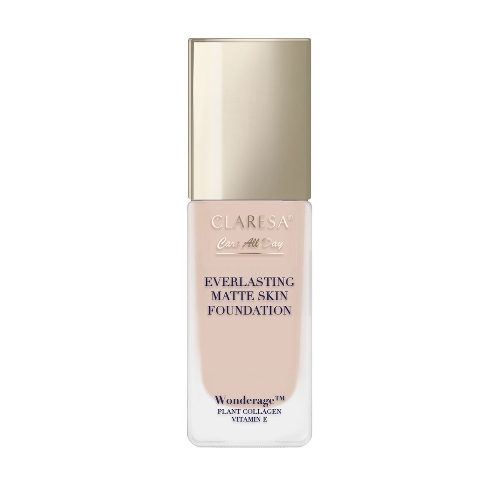 Care All Day Everlasting Matte Skin Foundation Matující A Vyhlazující Podkladový Krém 02 Světle Béžový 6