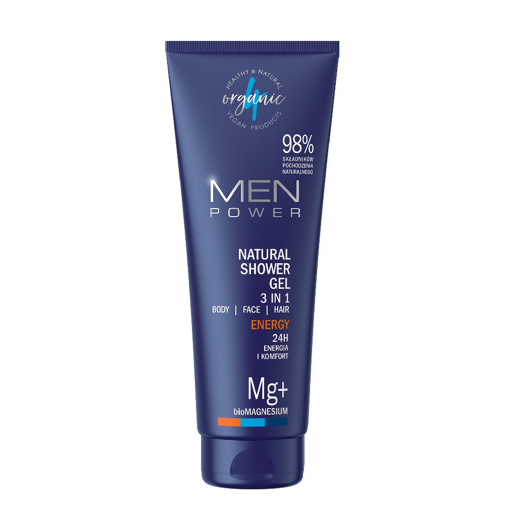 Men Power Přírodní Sprchový Gel 3v1 Energy 2