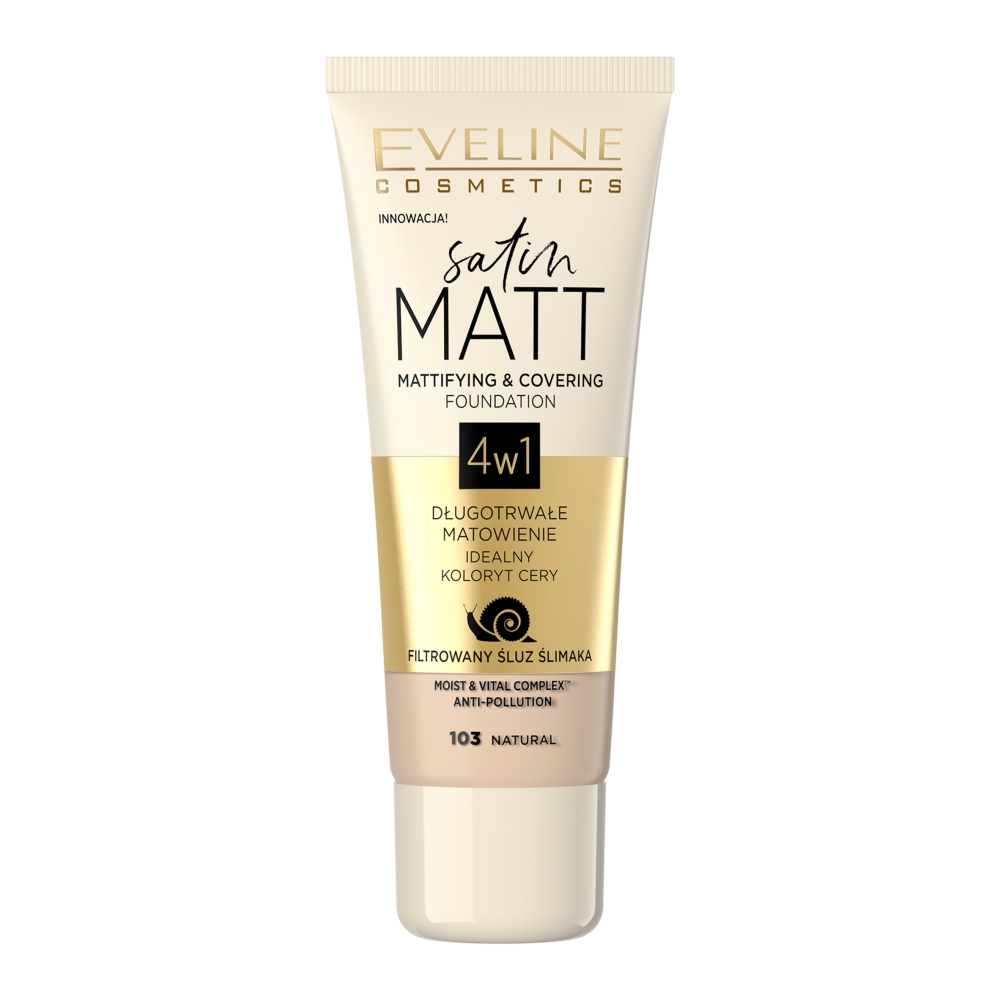 Satin Matt Foundation Matující Podkladový Krém Na Obličej 102 Vanilla 2