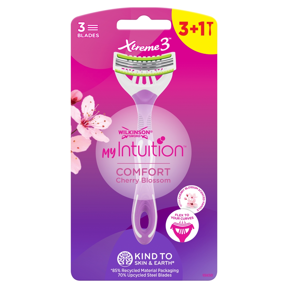 My Intuition Xtreme3 Comfort Cherry Blossom Jednorazové Holiace Strojčeky Pre žEny 4ks