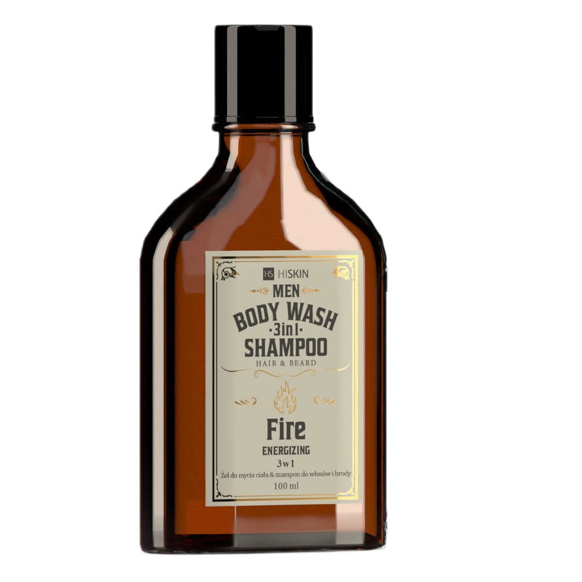 Pánské Mytí Těla A šAmpon Na Vlasy A Vousy Whisky 3v1 Fire 2