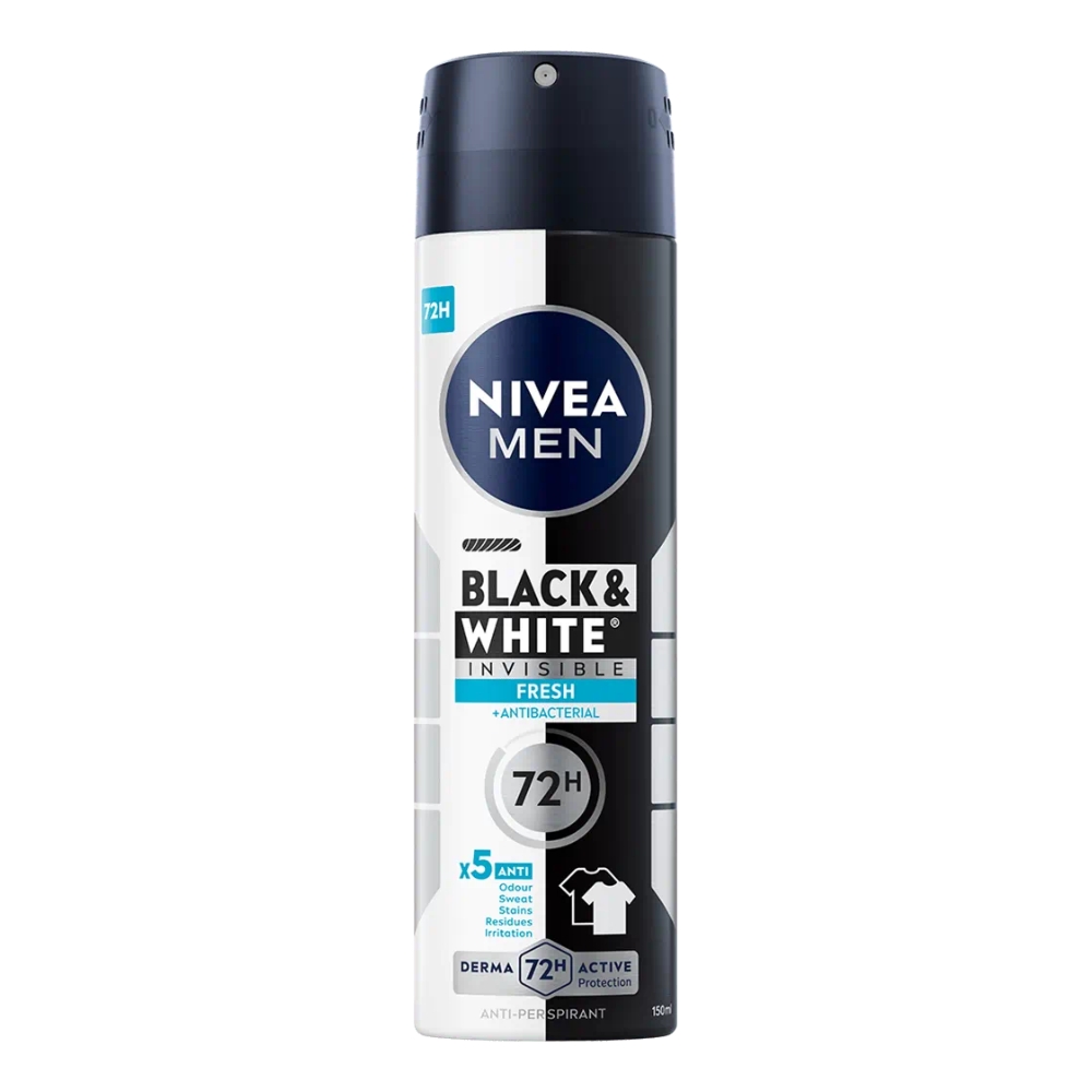 Pánsky Antiperspirant Black&White Invisible Fresh 3
