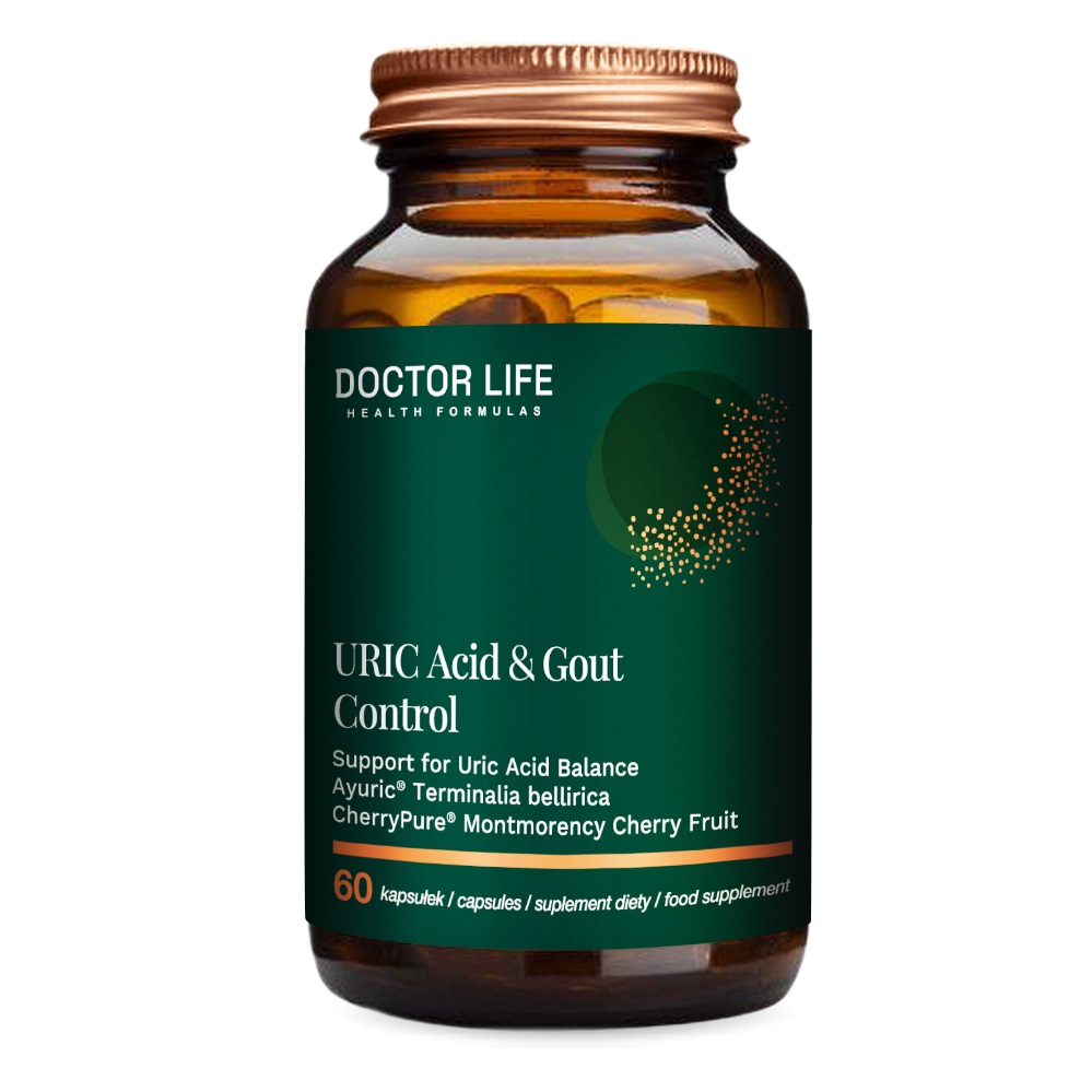Uric Acid & Gout Control Doplněk Stravy Pro Podporu Normální Koncentrace Kyseliny Močov…