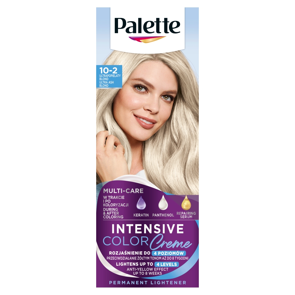Intenzívna Farba Creme Lightener Krémová Farba Na Vlasy 10-1 (C10) Frosty Silver Blonde 2