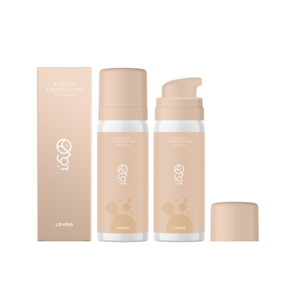 Bubble Foundation Podkladový Krém S Lehkou Rozjasňující Složkou 01 Ivory 3