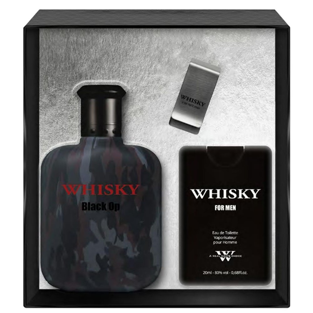 Whisky Black Op Set Ve Spreji + Ve Spreji + Klip Na Poznámky