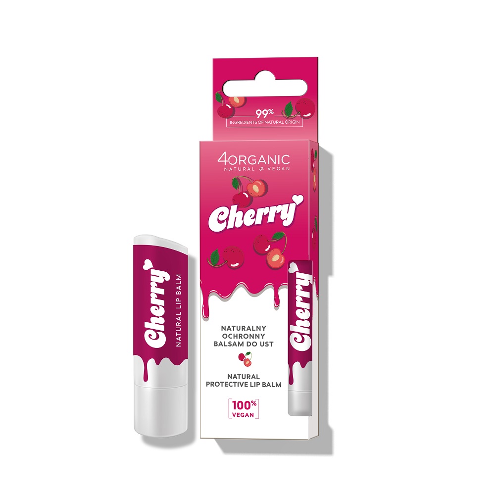 Natural Protective Lip Balm Přírodní Ochranný Balzám Na Rty Cherry
