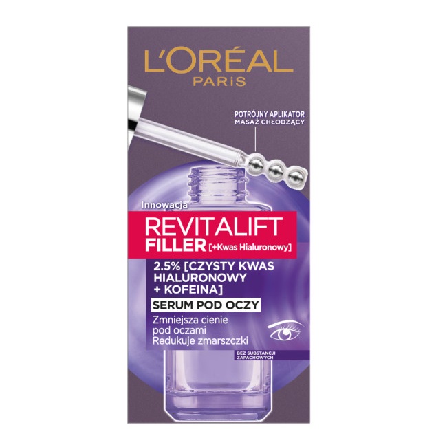 Revitalift Filler [+ Hyalurónová Kyselina] Očné Sérum Na Redukciu Vrások