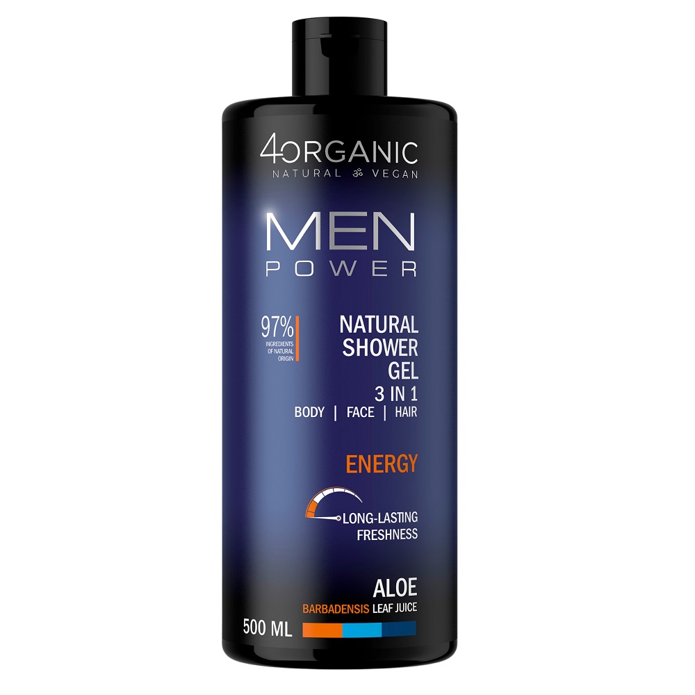 Men Power Přírodní Sprchový Gel 3v1 Energy