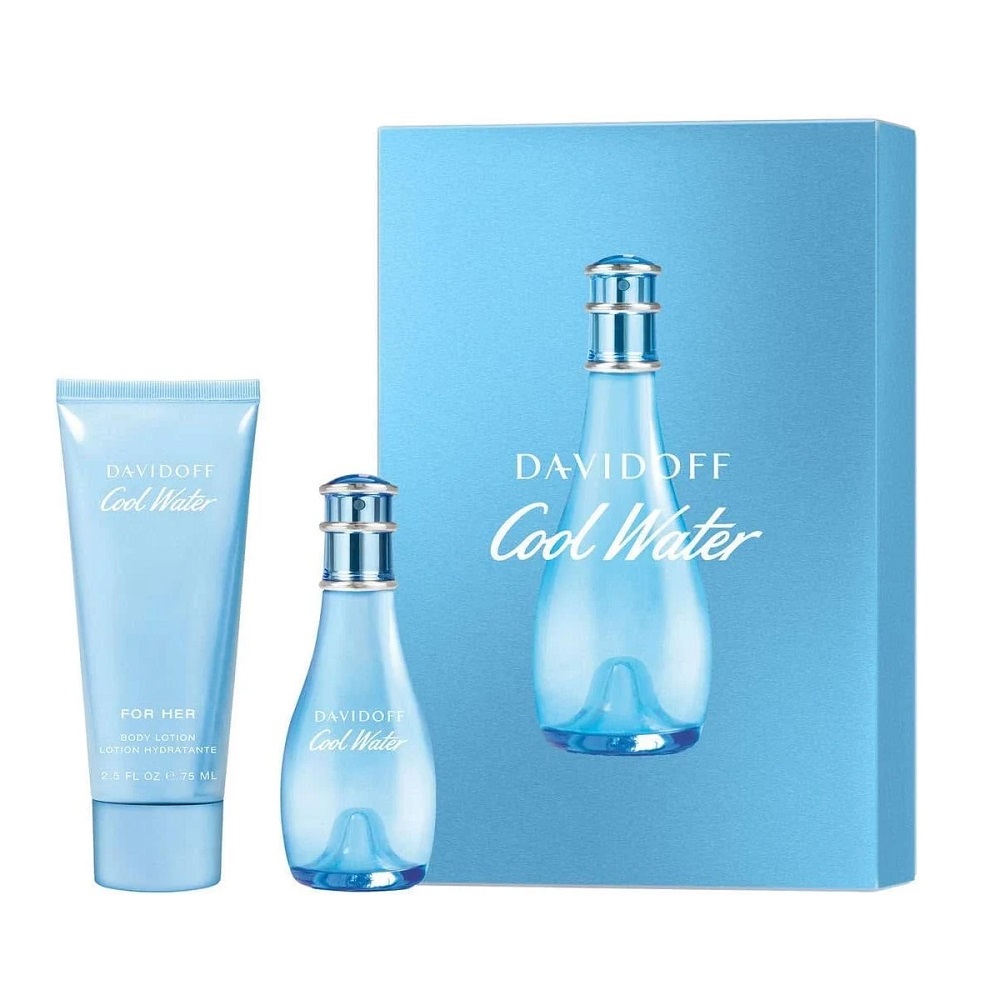 Cool Water Woman Set Ve Spreji + Tělové Mléko
