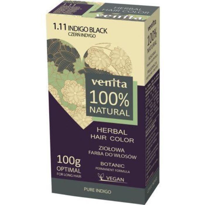 Bylinná Farba Na Vlasy 1.11 Indigo Black 2