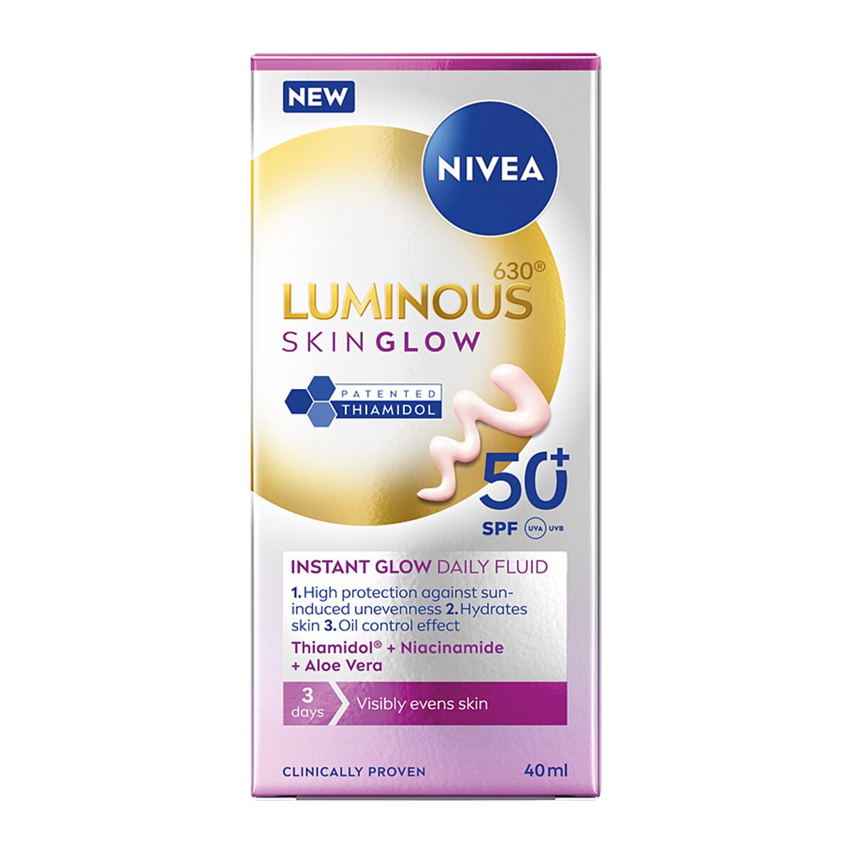 Luminous630® Skin Glow Tekutý Krém S Ochranným Faktorem SPF 50+