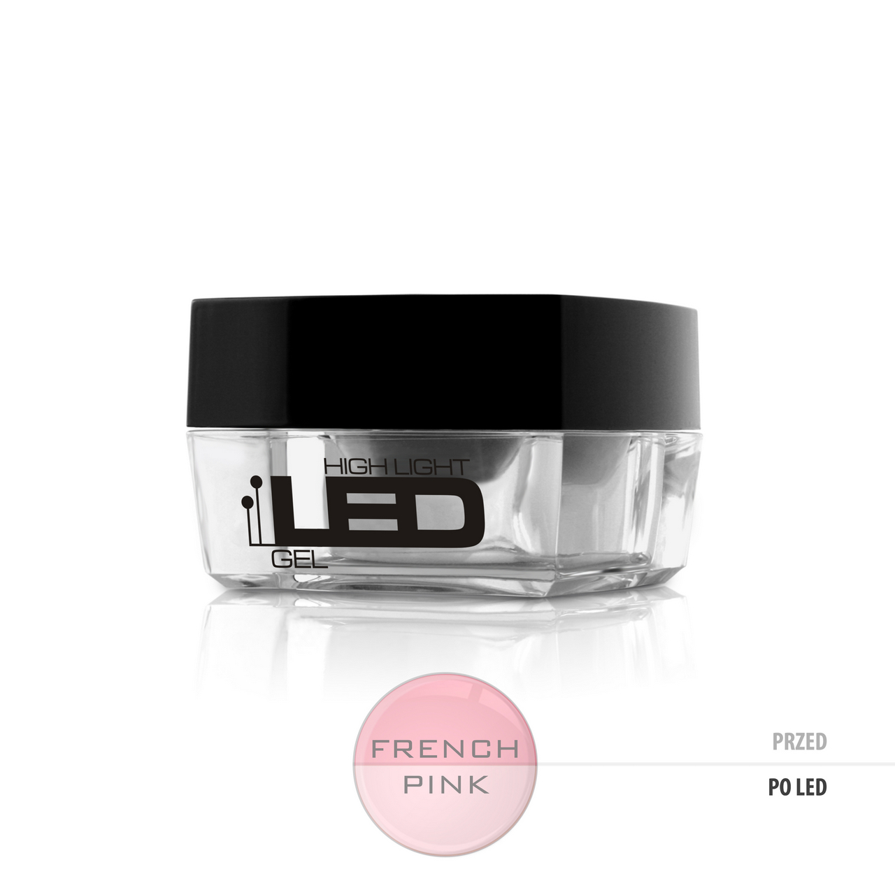 _High Light Led Gel Na Nehty French Pink 2