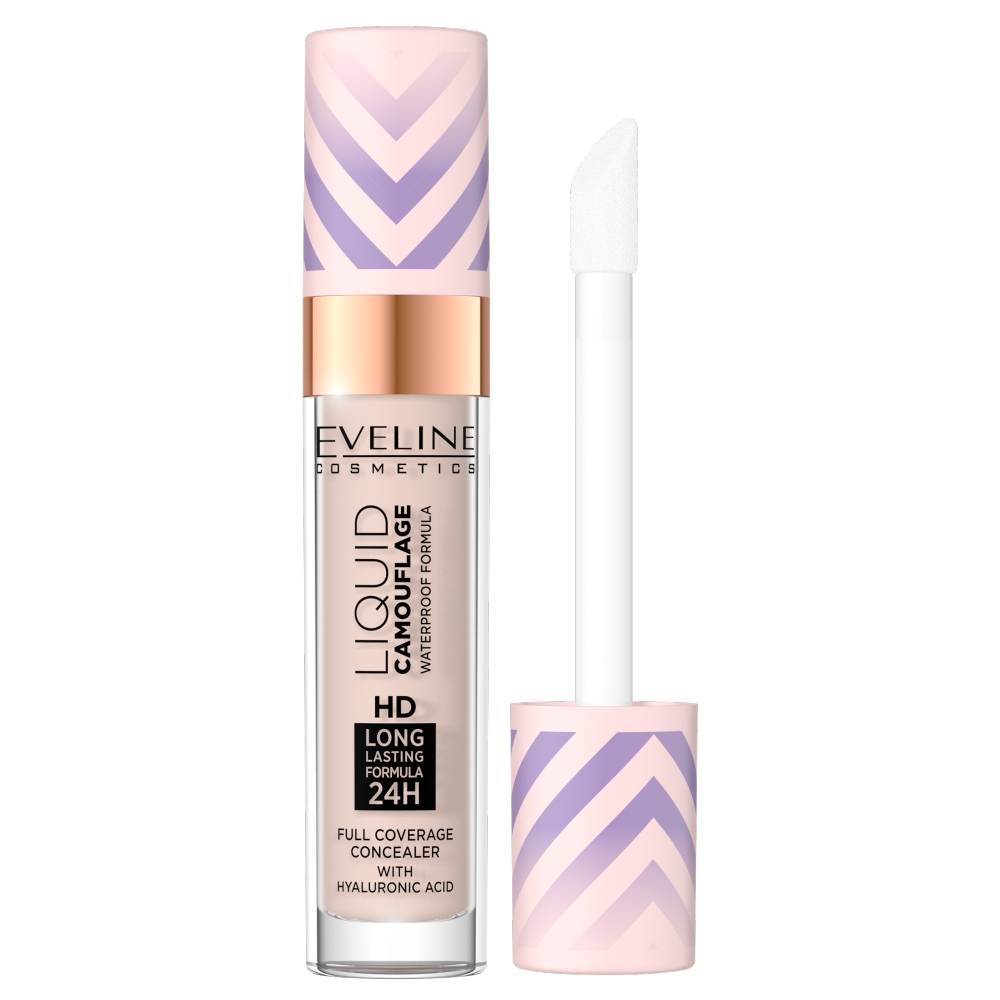 Liquid Camouflage Voděodolný Korektor S Kyselinou Hyaluronovou 01 Light Porcelain 2