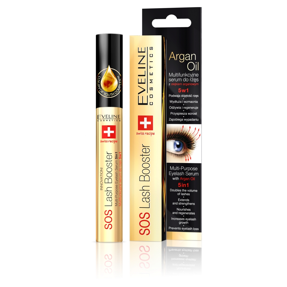 Sos Lash Booster Multifunkční Sérum Na řAsy S Arganovým Olejem