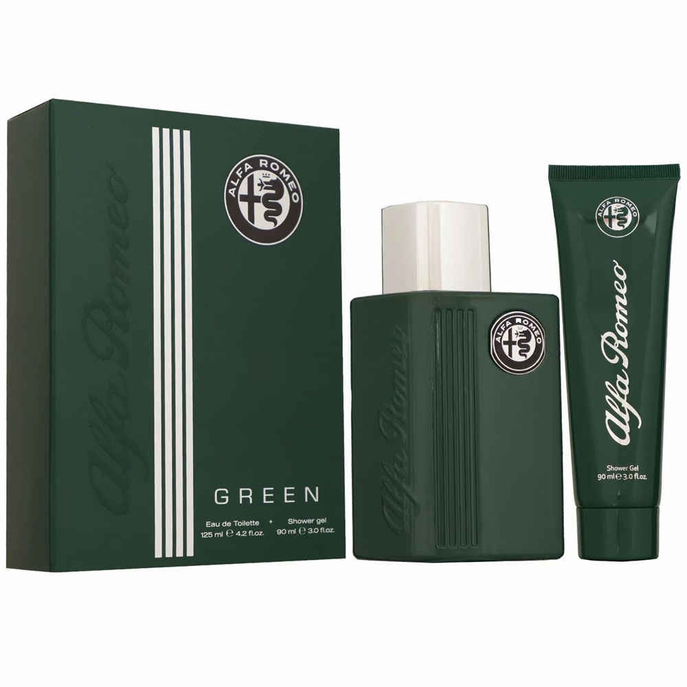 Green Set Zelená Sada: Ve Spreji + Sprchový Gel Unisexové Parfémy
