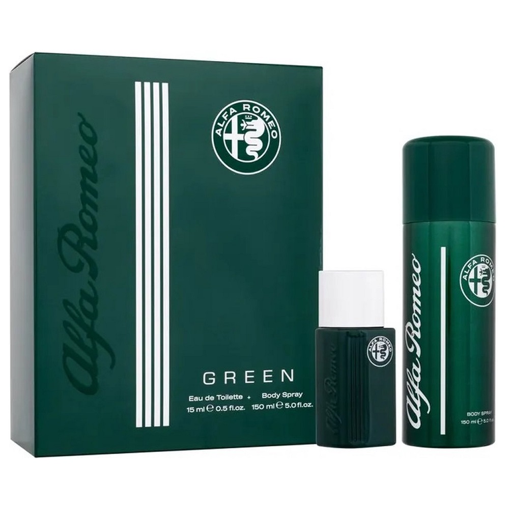 Green Set Zelená Sada: Ve Spreji + Parfémovaný Tělový Sprej Unisexové Parfémy