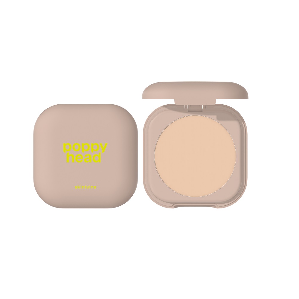 Skinivine Pressed Powder Skinivine Lisovaný Fixační Pudr S Rozmazávacím Efektem 01 Barely 2