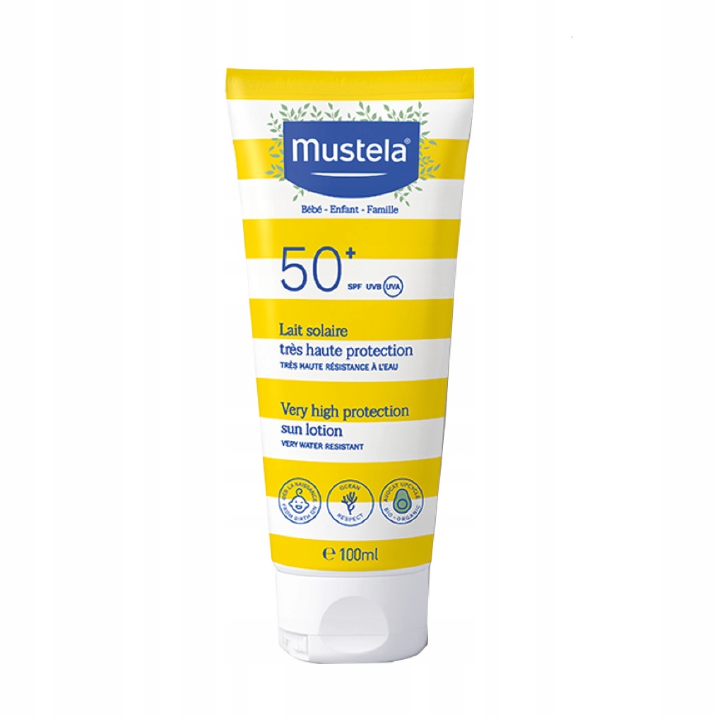 Minerální Opalovací Mléko SPF50 Pro Citlivou Pokožku