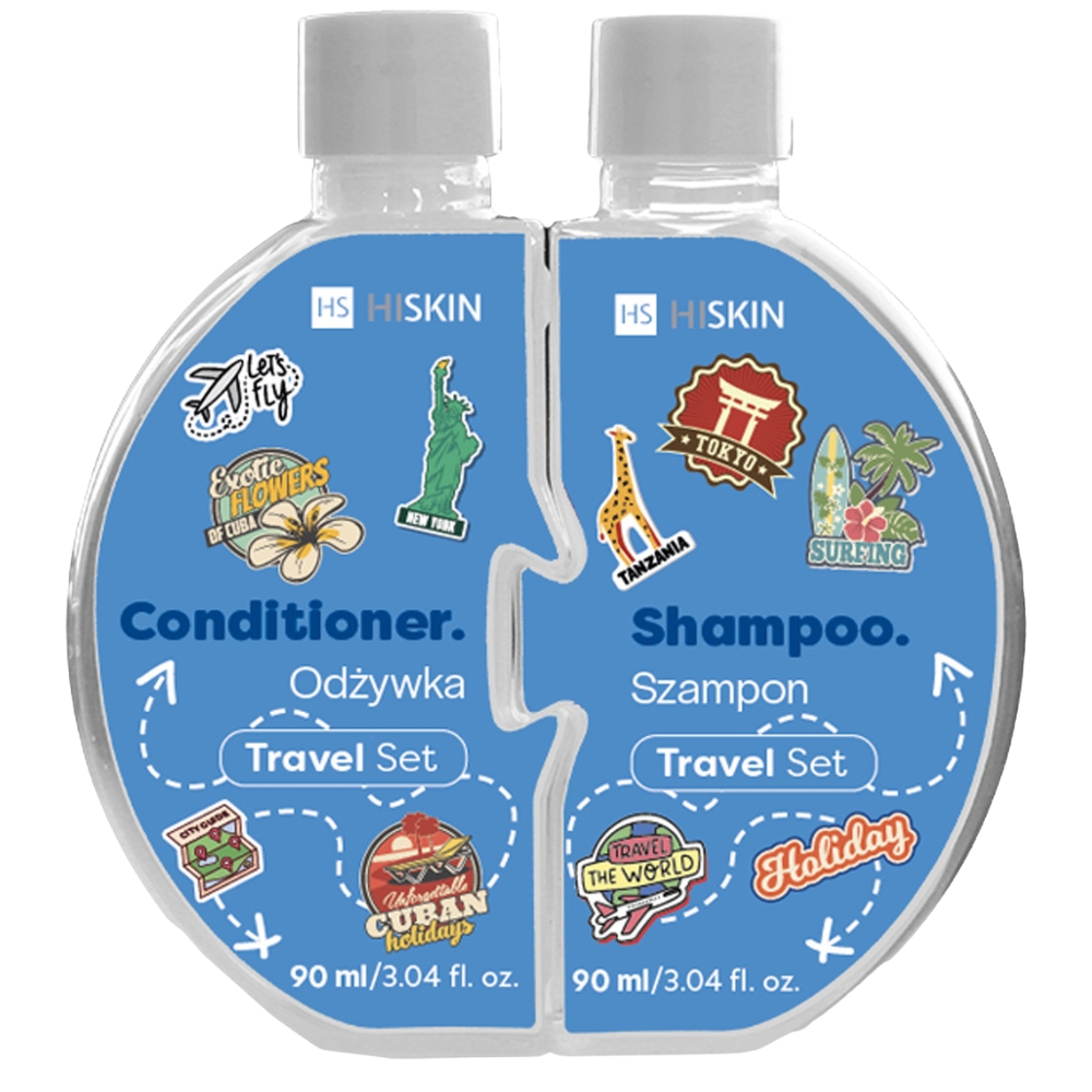 Puzzle Travel Sada šAmpón Na Vlasy 90ml + Kondicionér Na Vlasy 90ml