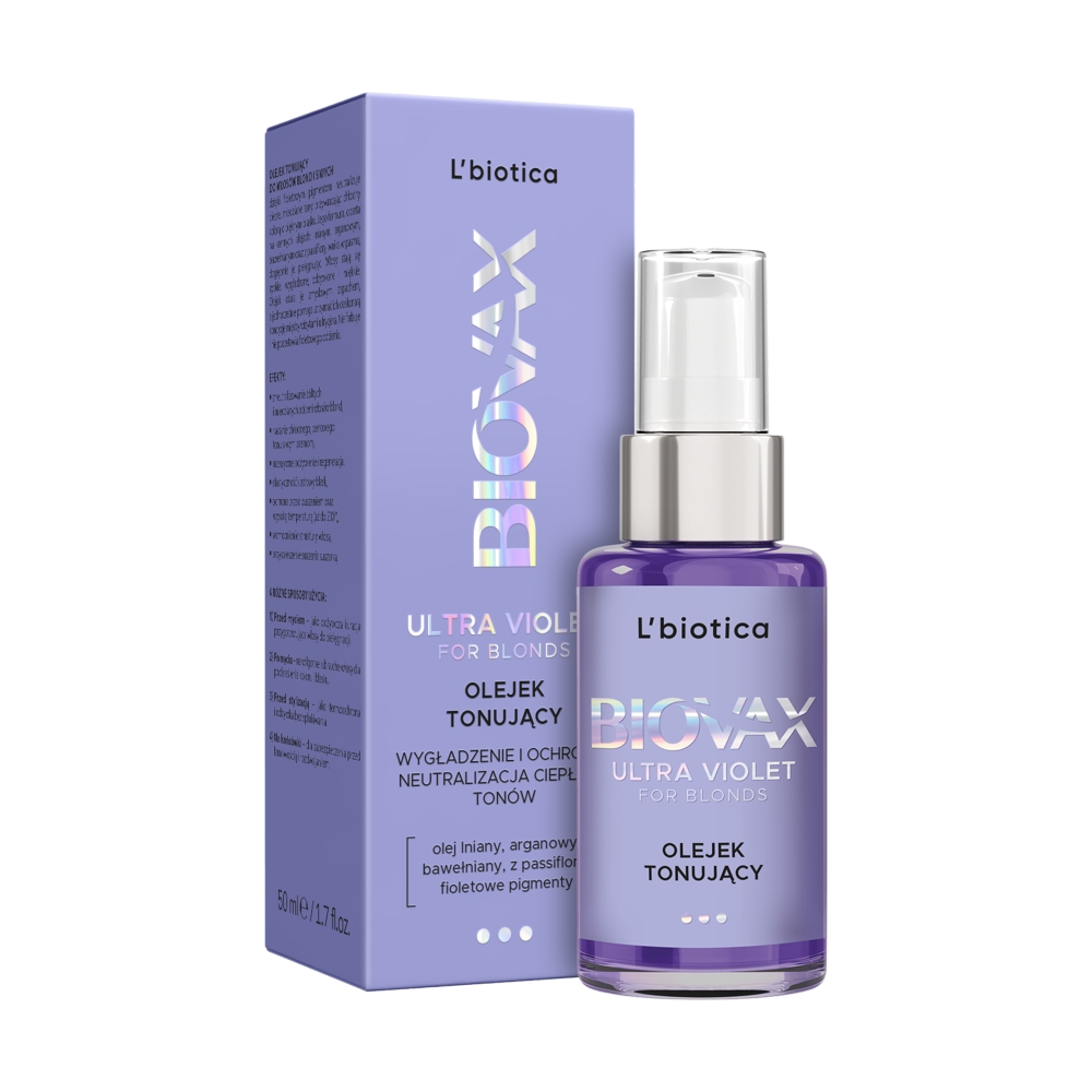 Biovax Ultra Violet For Blonds Tonizační Olej