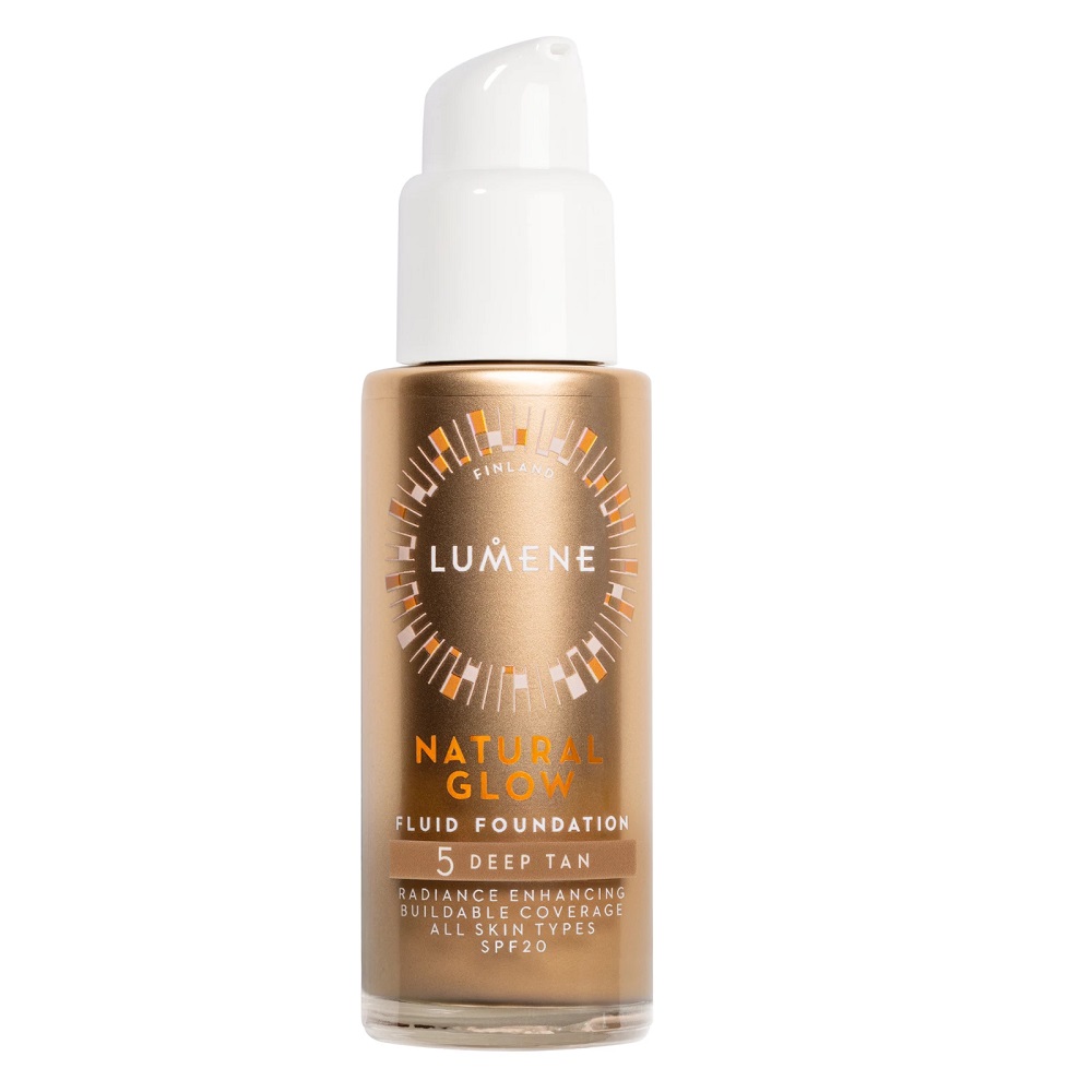 Natural Glow Fluid Foundation SPF20 Rozjasňující A Vyhlazující Podkladová Báze 0,5 Light 5