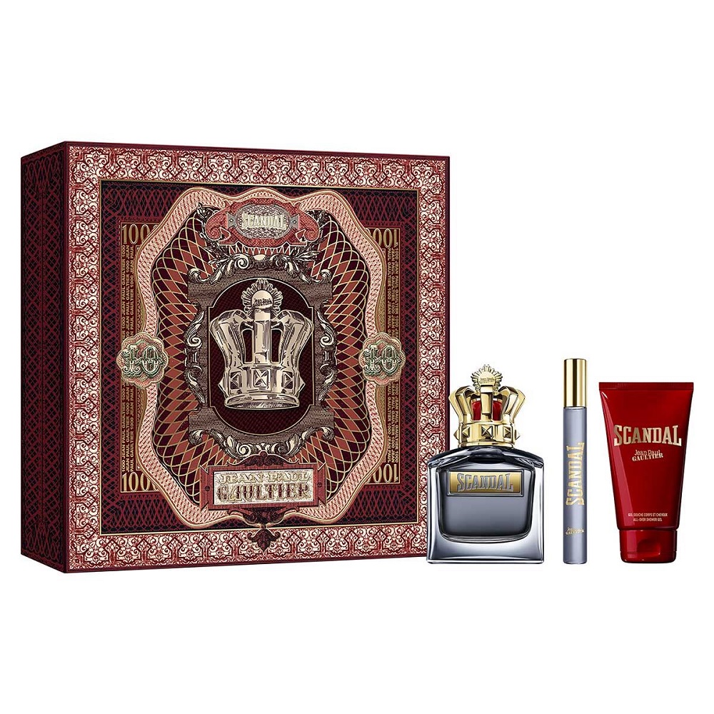 Scandal Pour Homme Set + Ve Spreji + Sprchový Gel