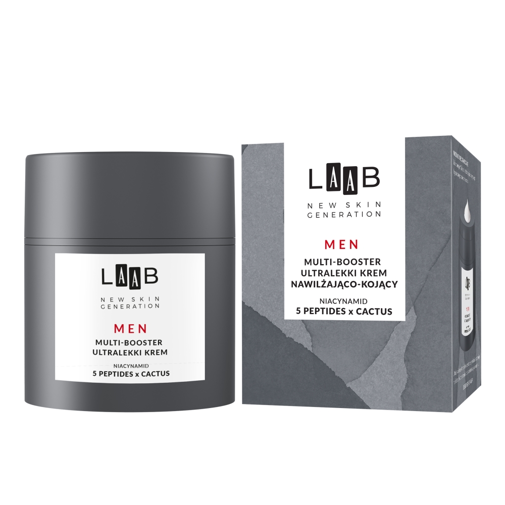 LAAB Men Multibooster Ultralehký Hydratační A Zklidňující Krém