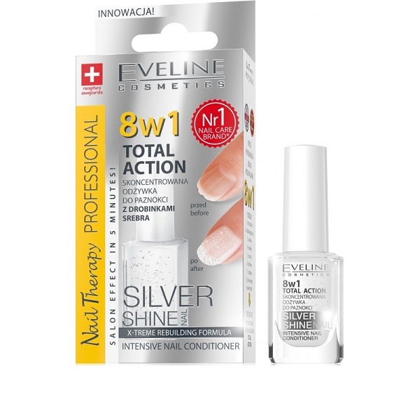 Nail Therapy Professional 8in1 Total Action Silver Shine Koncentrovaný Kondicionér Na N…