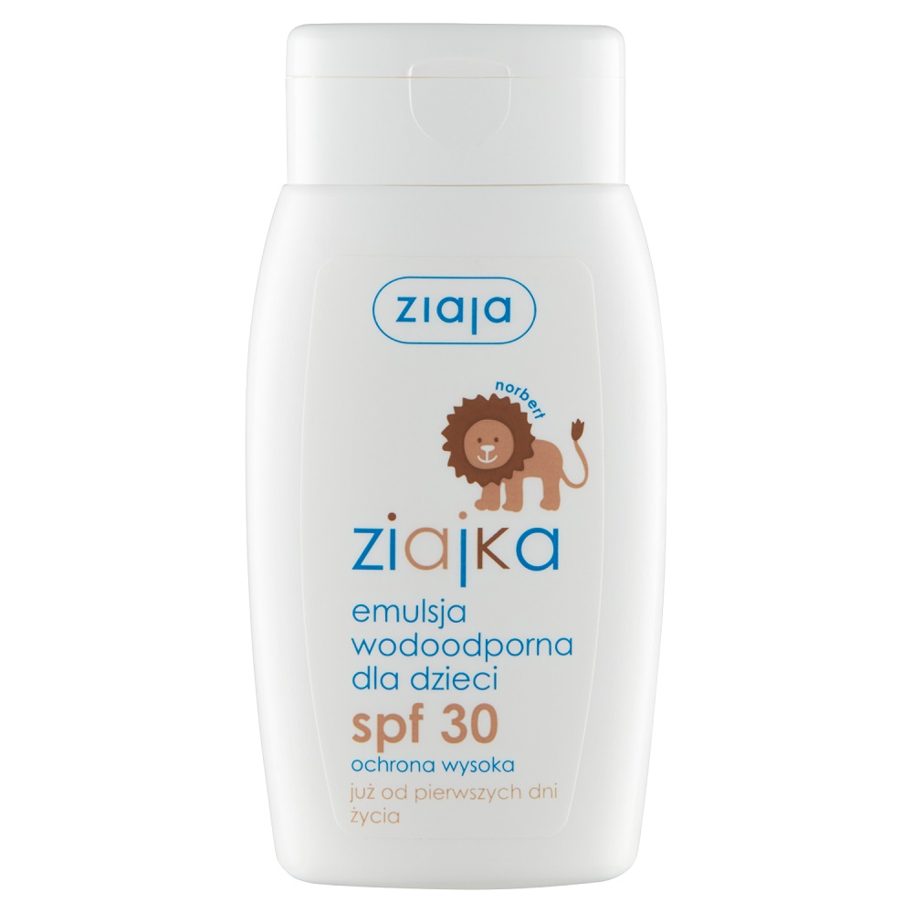 Ziajka Voděodolná Emulze Na Obličej A Tělo Pro Děti SPF30 125 ml