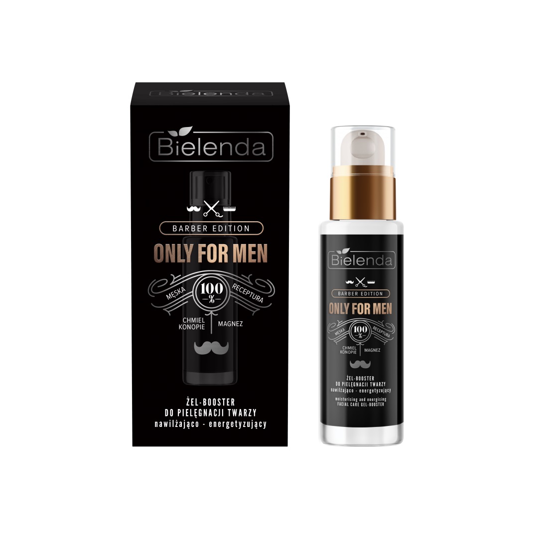 _Only For Men Barber Edition Hydratační A Energizující Gel-booster