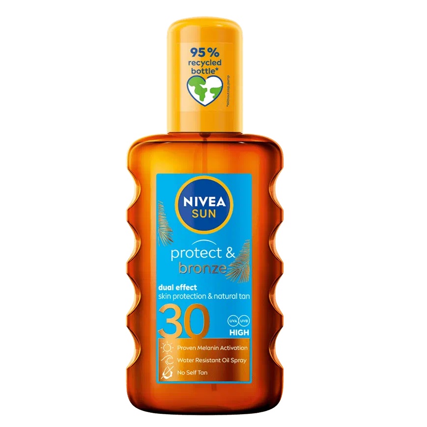 Sun Protect & Bronze Opalovací Olej Ve Spreji Pro Aktivaci Přírodního Opálení SPF30