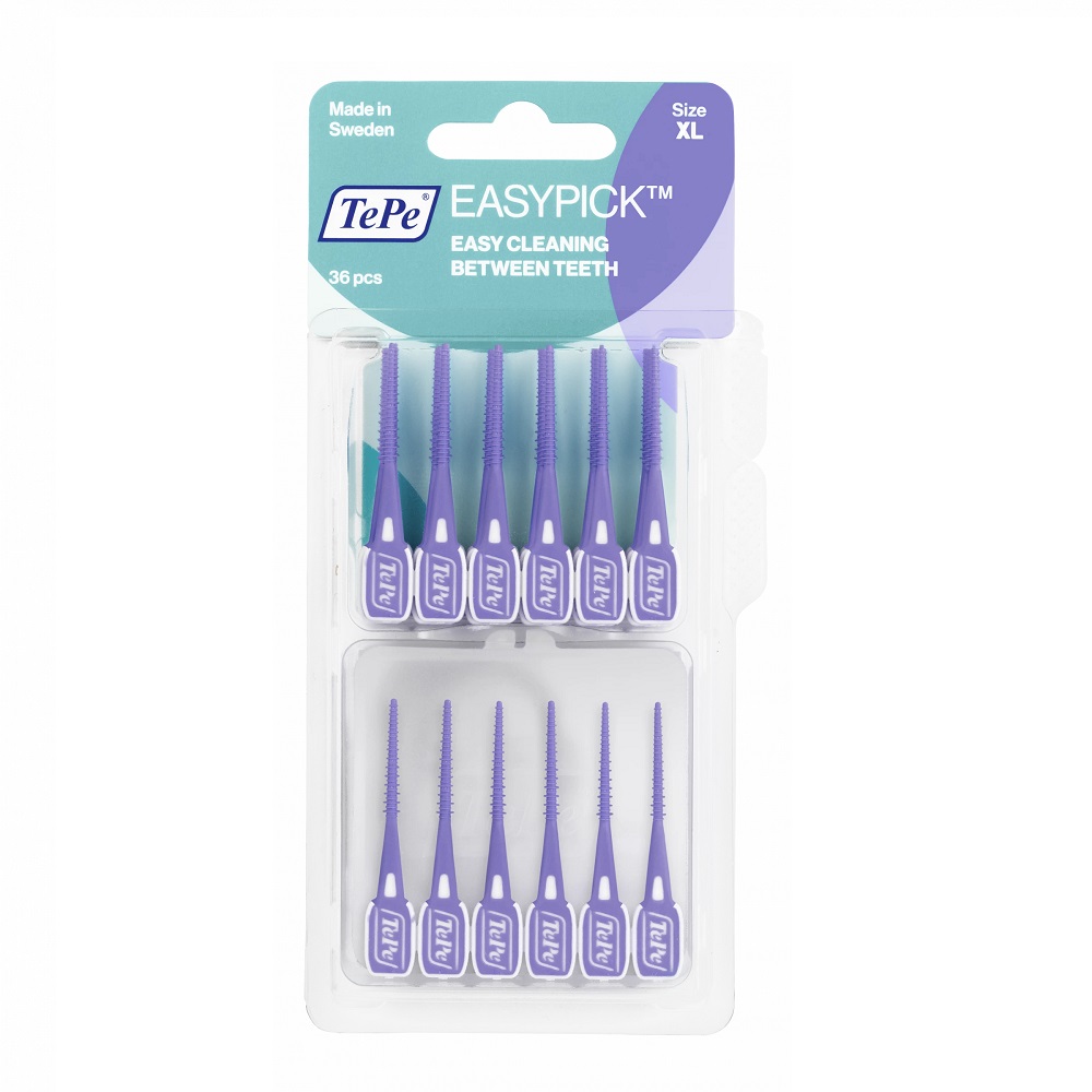 EasyPick Mezizubní Kartáčky/Párátka S XL Pouzdrem Violet