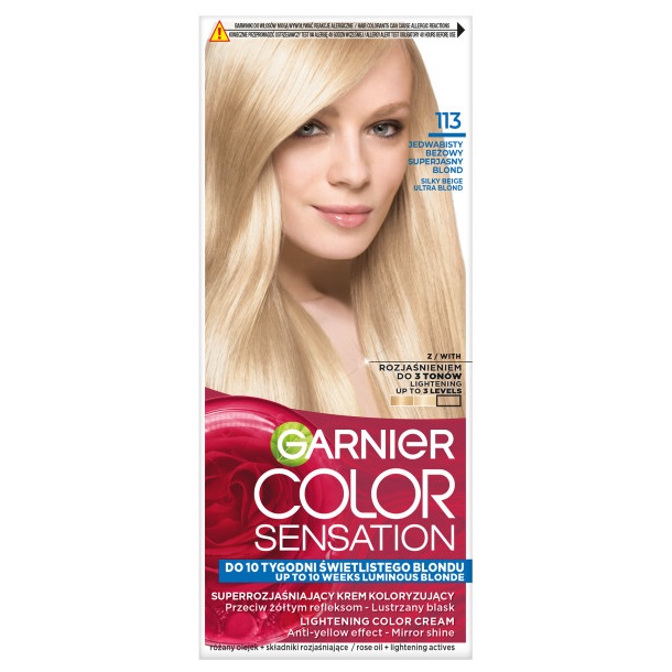 Color Sensation Krém Na Vlasy 111 Silver Super Bright Blonde 2