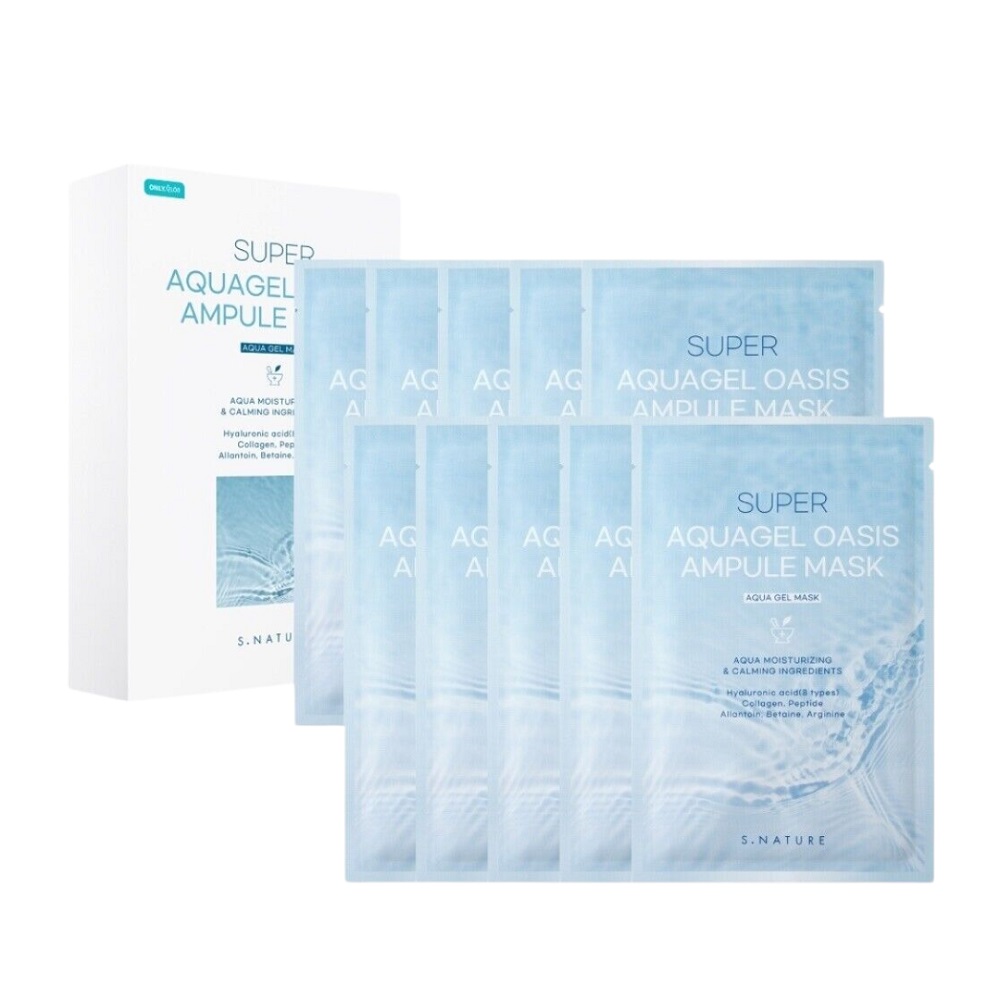 Super Aquagel Oasis Ampule Mask Hydratační Plátýnková Maska 2