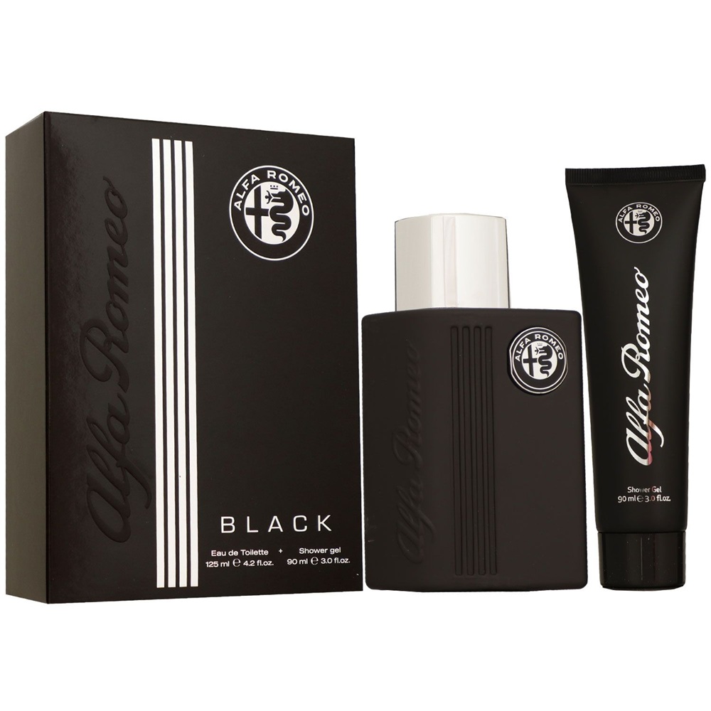 Black Set ČErná Sada: Ve Spreji + Sprchový Gel Unisexové Parfémy