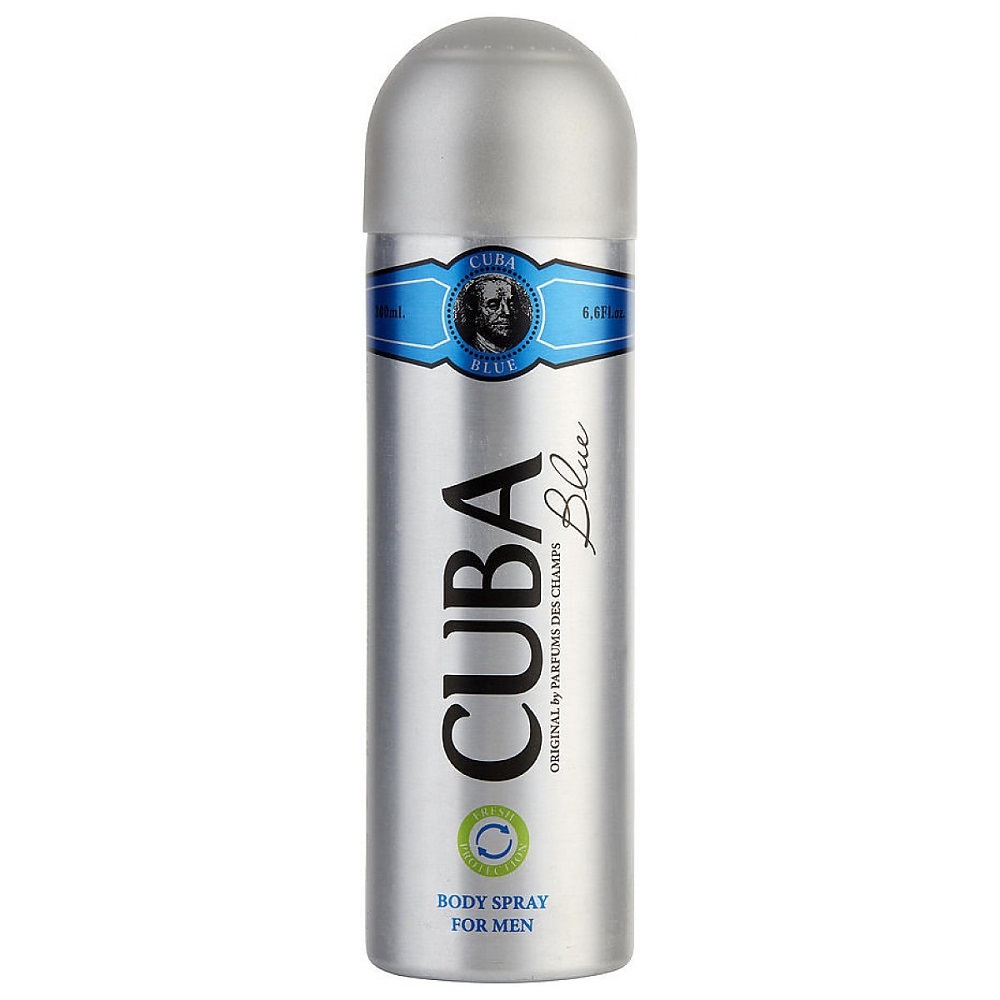 Cuba Blue Deodorant Ve Spreji 200 ml