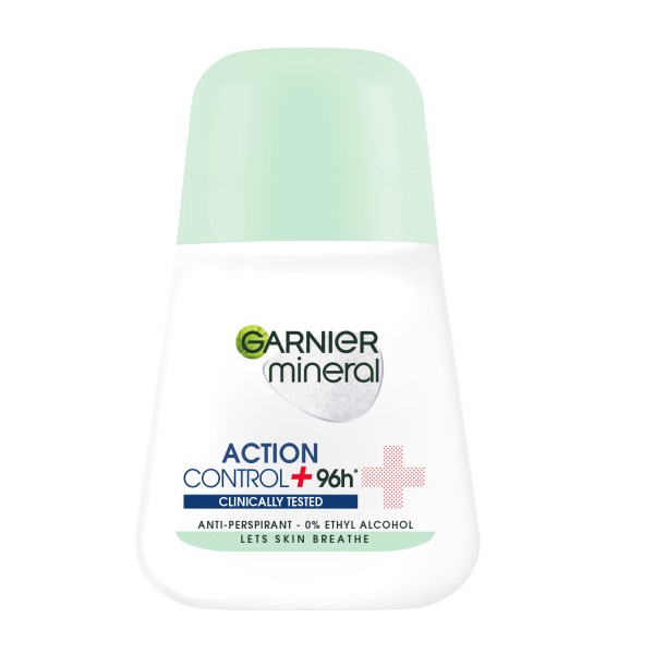 Mineral Action Control+ Klinicky Testovaný Antiperspirant V Roll-one