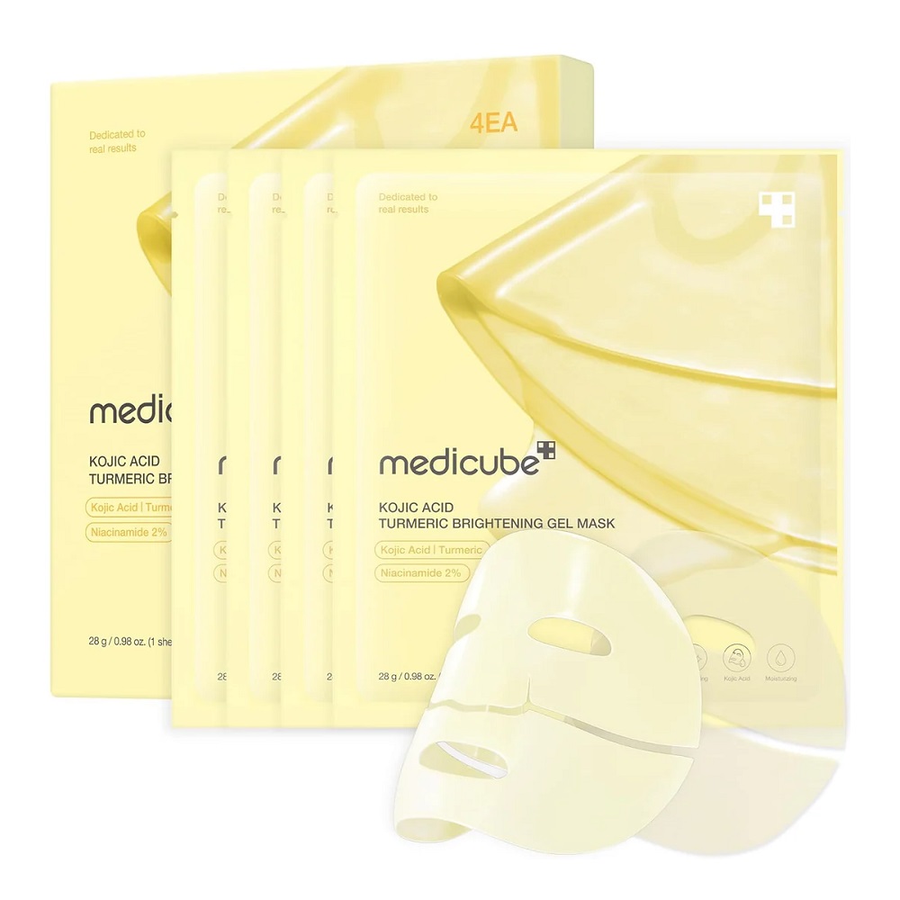 Kojic Acid Turmeric Rozjasňující Gelová Maska Rozjasňující Pleťová Maska
