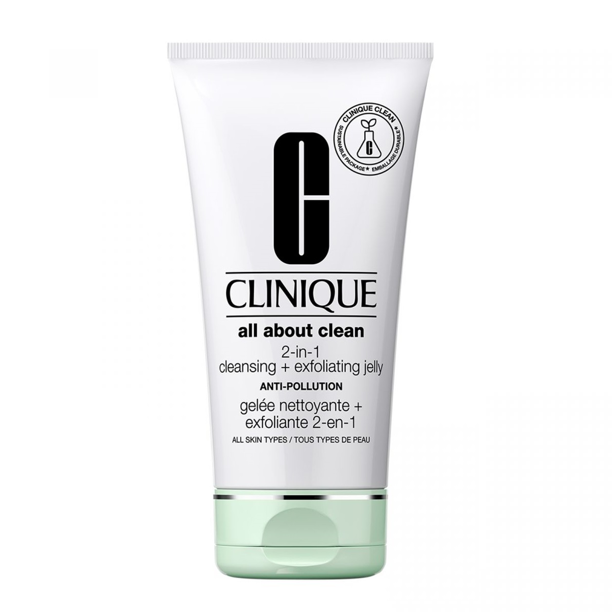 All About Clean 2 V 1 ČIštění + Exfoliating Jelly Hloubkové čIštění Obličeje 2 V 1 150 ml