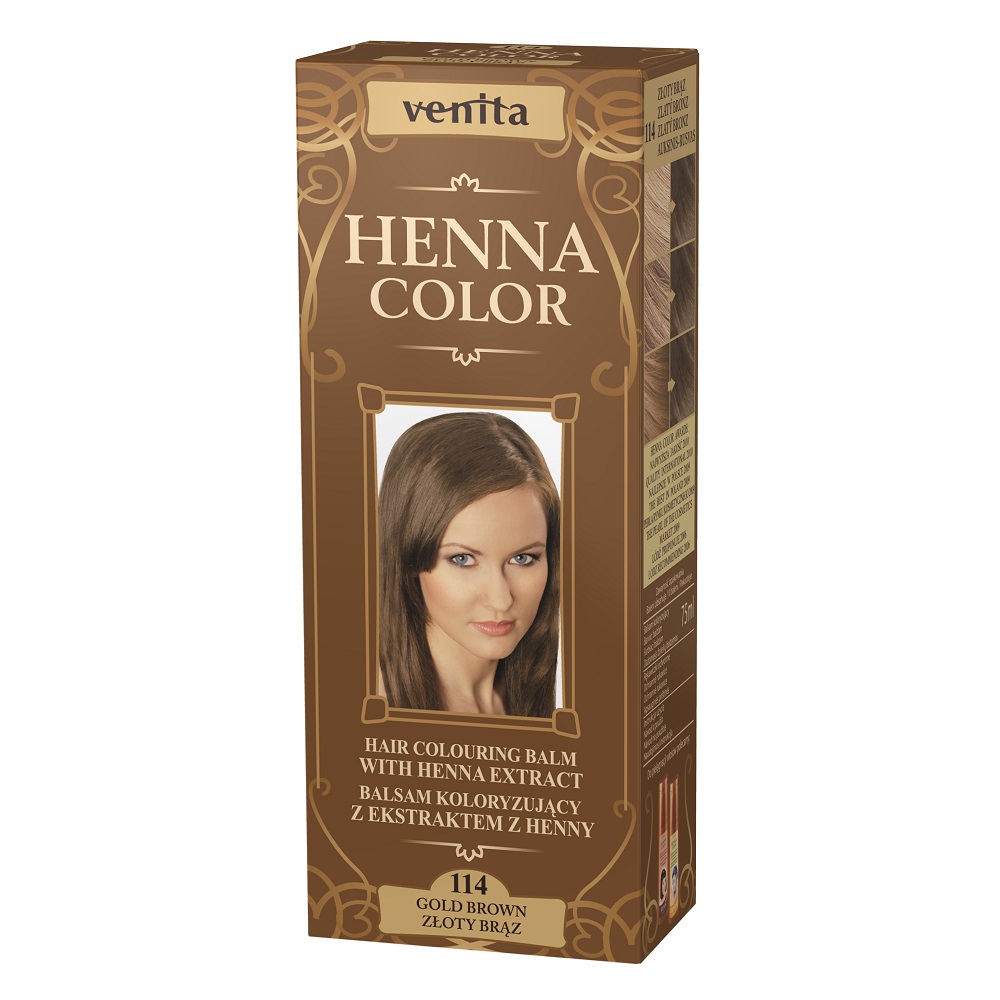Henna Color Dybiace Mléko S Výťažkom Z Henny 114 Golden Brown
