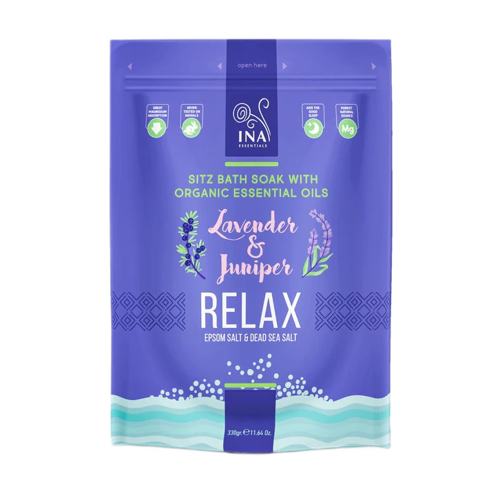 Relax Koupelová Sůl S Levandulí A Jalovcem 330 g