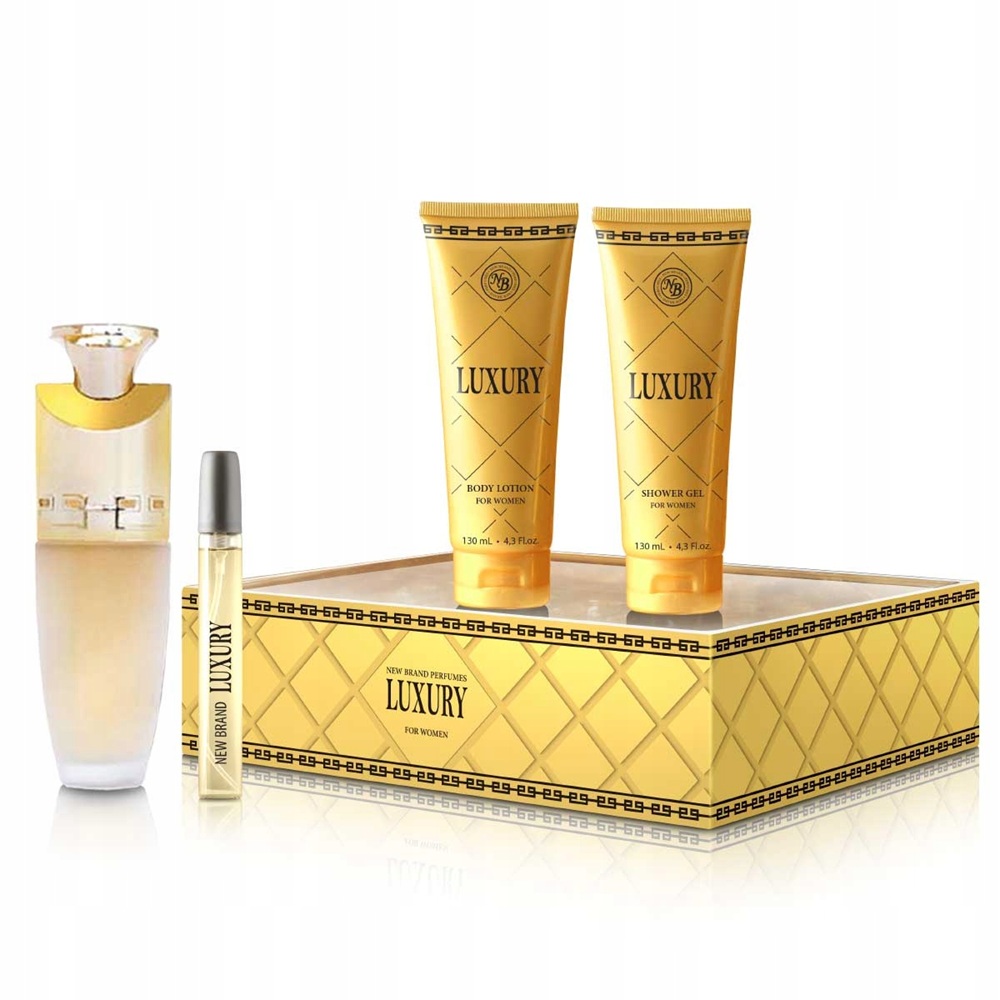 Luxury For Women Sada Ve Spreji + Tělové Mléko + Sprchový Gel + Ve Spreji 100 ml