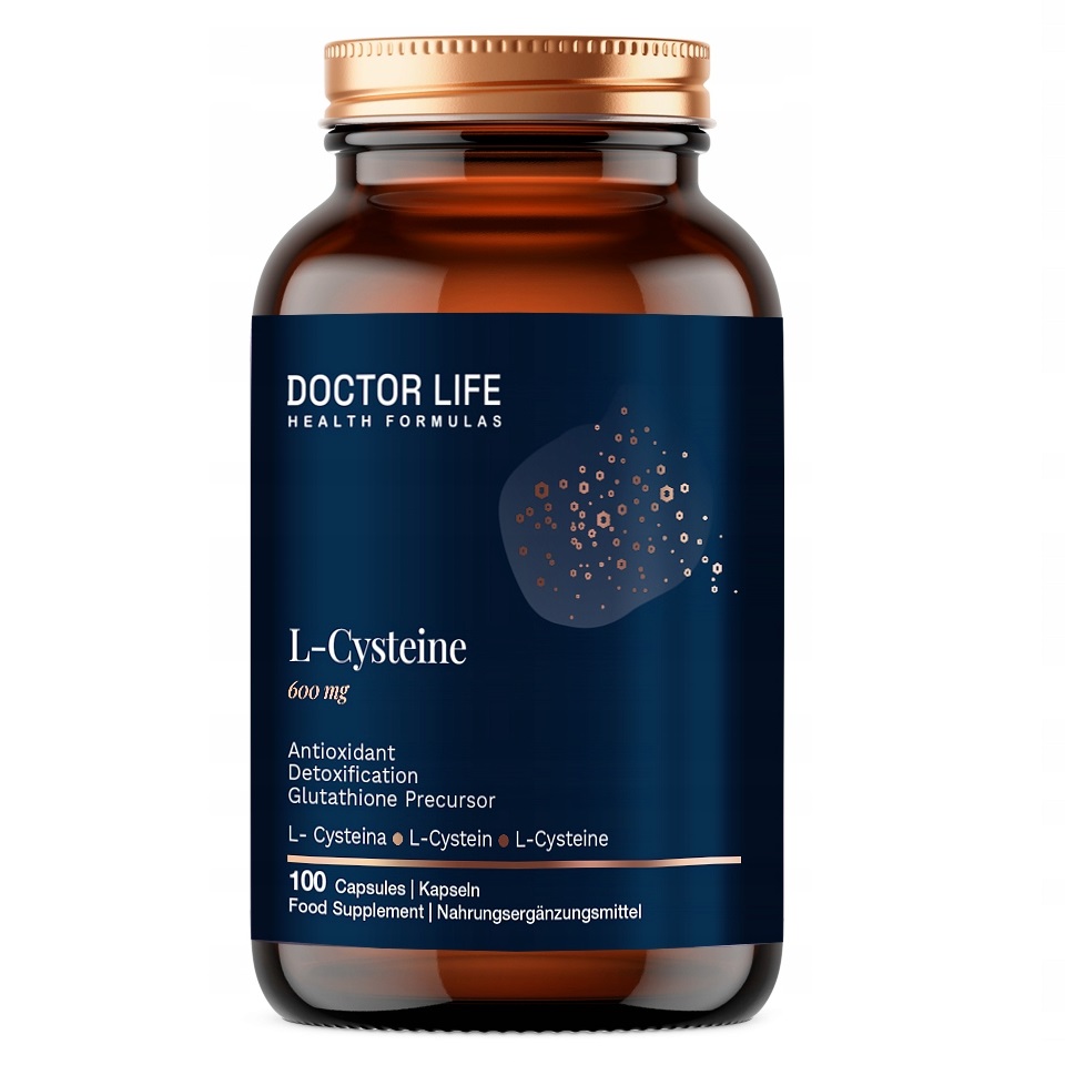 L-Cysteine Doplněk Stravy 100 Kapslí
