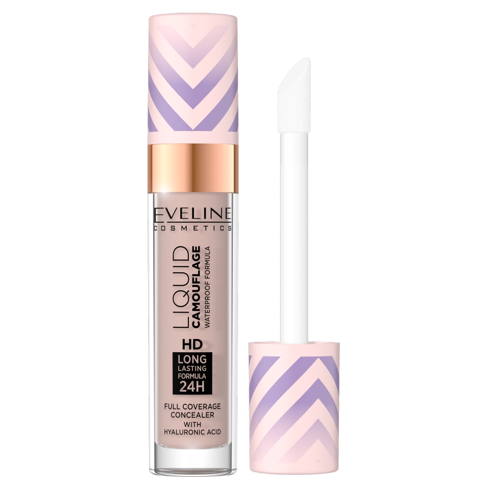 Liquid Camouflage Voděodolný Korektor S Kyselinou Hyaluronovou 01 Light Porcelain 4