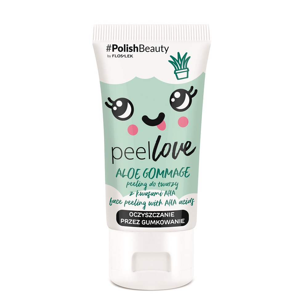 Peellove Aloe Gommage Peeling Na Obličej S AHA Kyselinami 75 ml