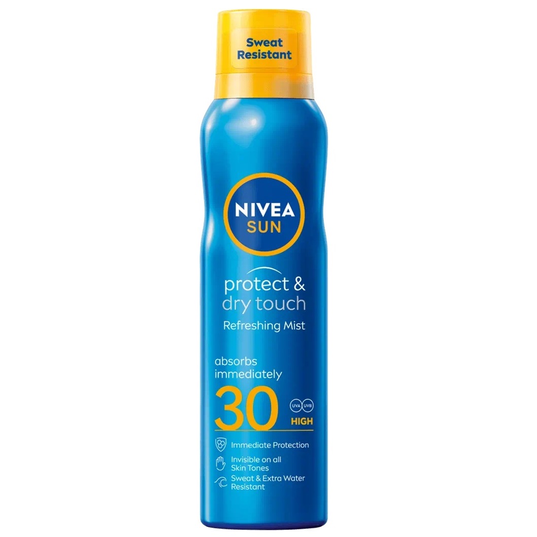 Sun Protect & Dry Touch Osvěžující Mlha Na Opalování SPF30