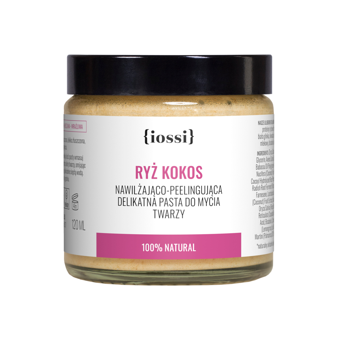 Oczyszczanie Hydratační A Exfoliační Jemný čIsticí Gel Na Obličej S Rýží A Kokosem 120 ml