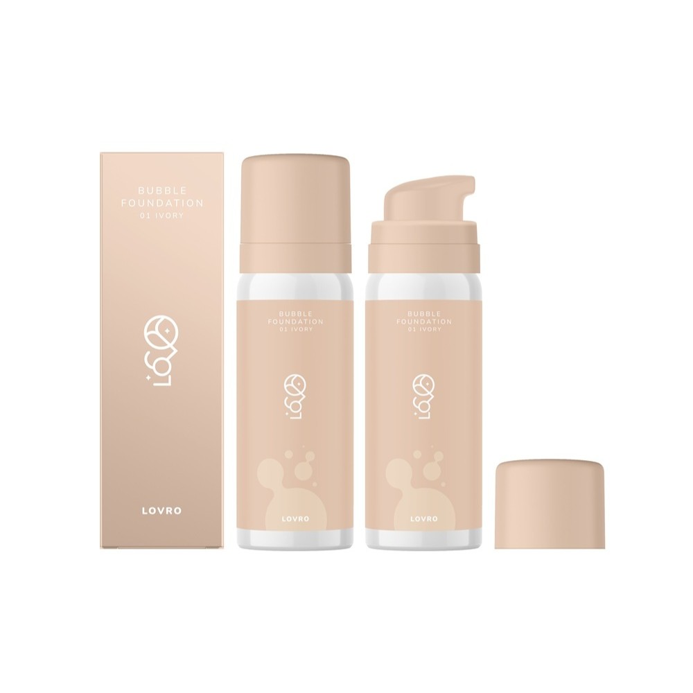 Bubble Foundation Podkladový Krém S Lehkou Rozjasňující Složkou 01 Ivory