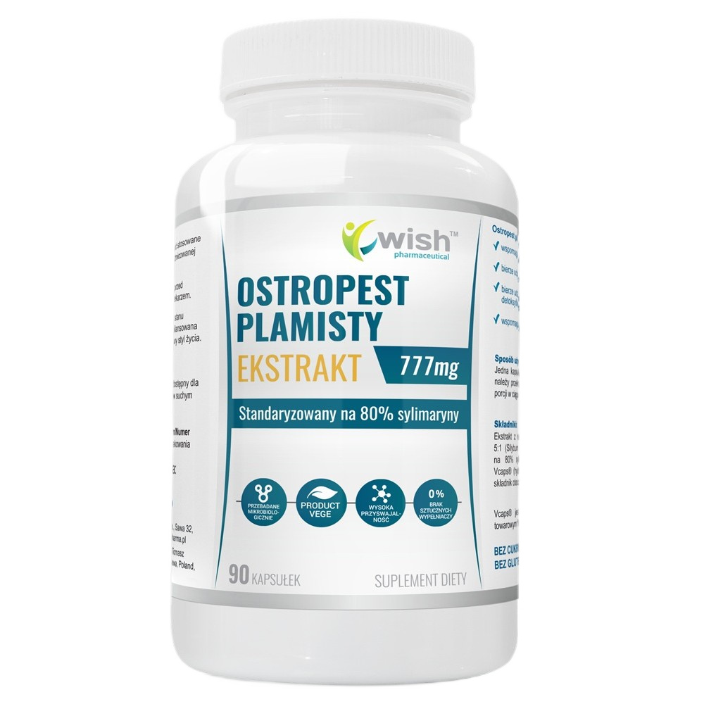 Ostropest Plamisty Extrakt Doplněk Stravy 90 Kapslí